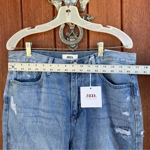 Just Black Denim High Rise Dad Jeans - Picture 3 of 10